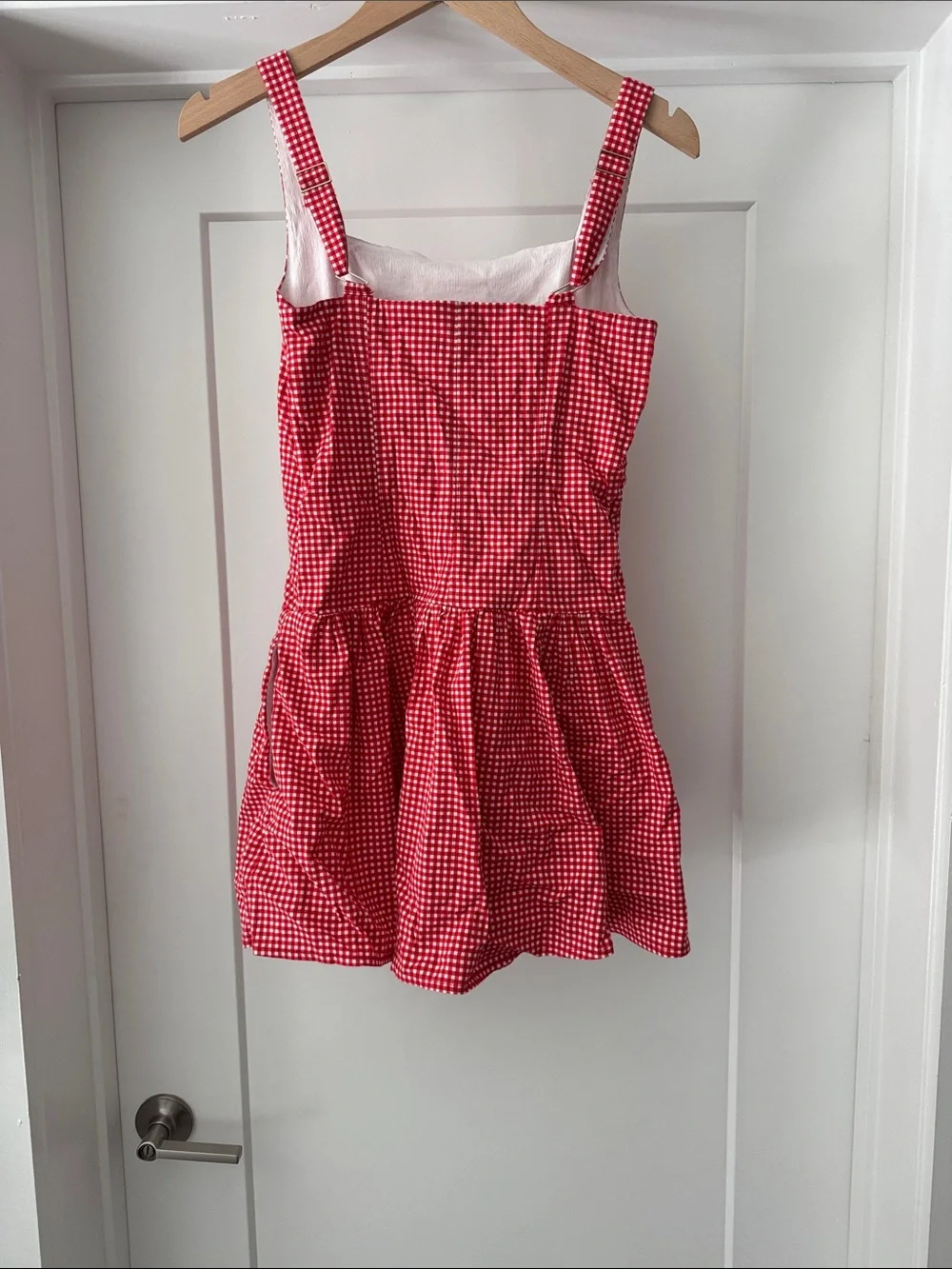 Abercrombie & Fitch Red Gingham Sundress - Picture 2 of 4
